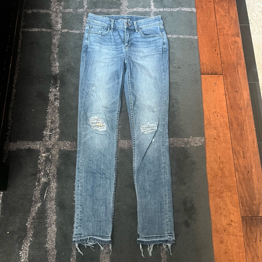 White House Black Market Slim Sparkle Jeans